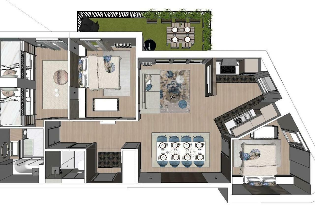 Bedland Apartment Bailly-Romainvilliers Bagian luar foto